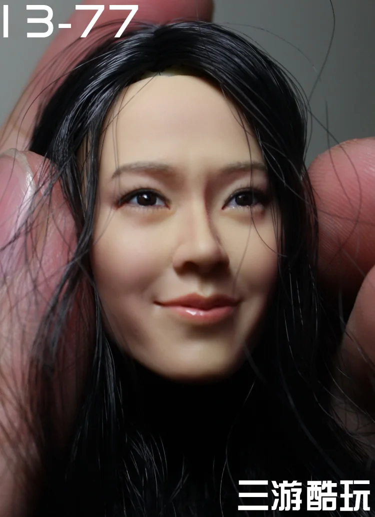 1/6 scale Korean beauty girl headsculpt female Head shape for 12