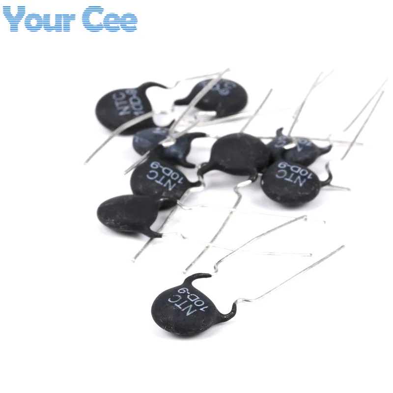 20pcs NTC Thermistor Resistor NTC 10D-9 10D-7 10D-5 10D-20 10D-15 10D-11 10D9 Thermal Resistance