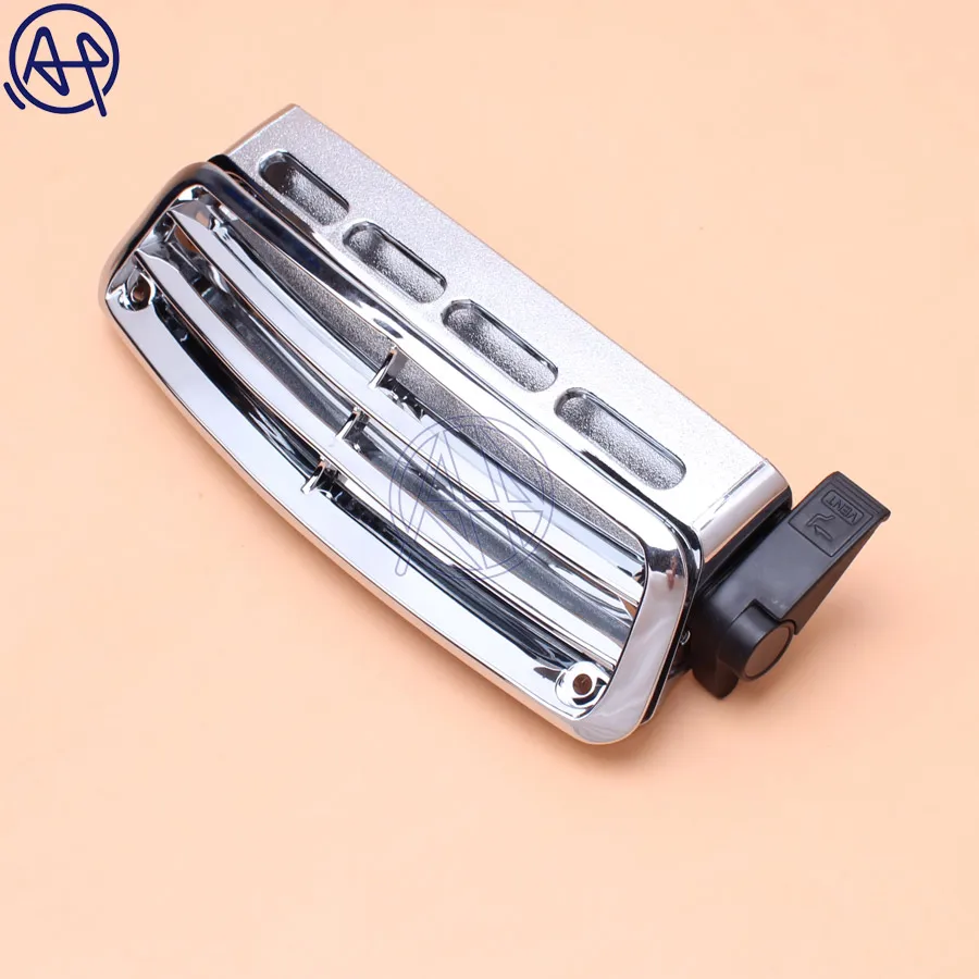 

Motorcycle Chrome Windshield Air Vent Assembly for Honda Goldwing GL1800 2004-2016