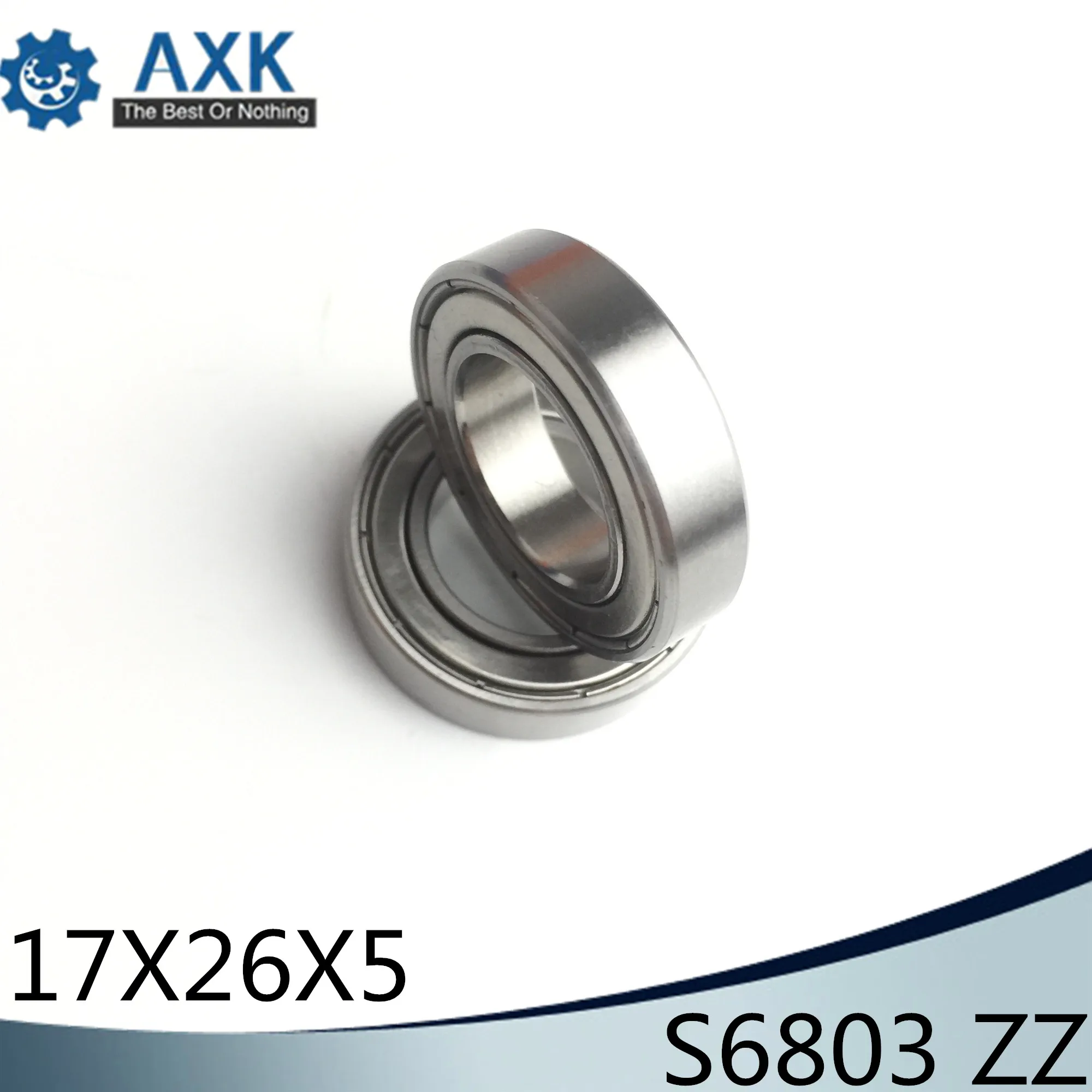 S6803ZZ Bearing 17*26*5 mm ( 10PCS ) ABEC-1 S6803 Z ZZ S 6803 440C Stainless Steel S6803Z Ball Bearings