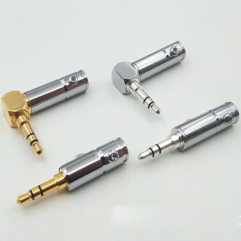 Cabo de fone de ouvido diy, plugue de linha estéreo de 3.5mm, plugue atualizado de soldagem para fone de ouvido diy