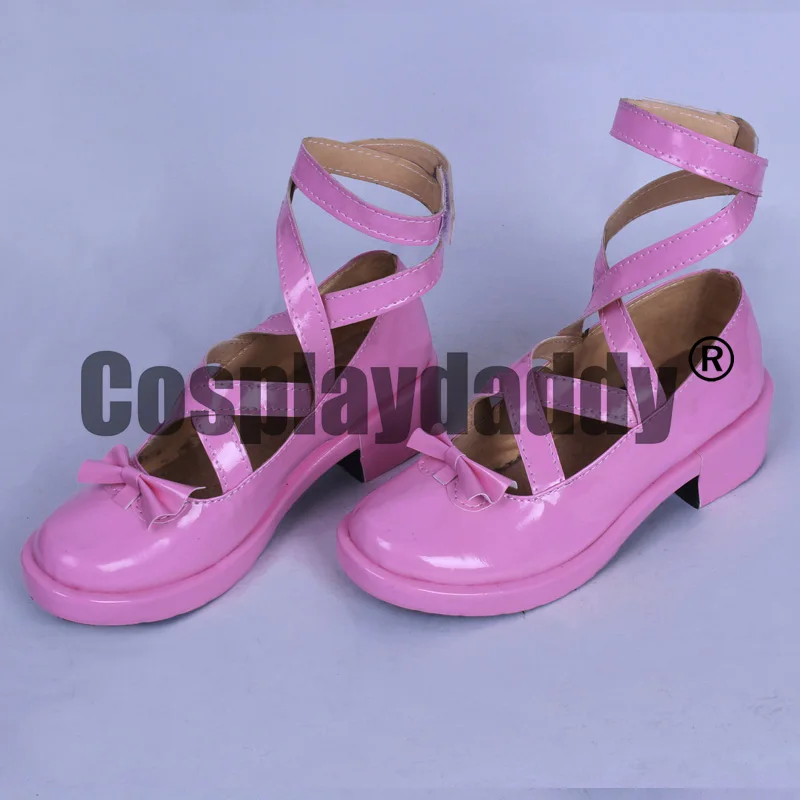 The Maid Dragon of Kobayashi-san Kanna Kamui Pink Cosplay Girls Summer Shoes S008