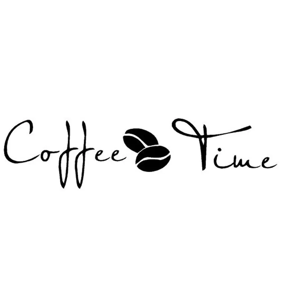 Coffee Wall Art Decal Sticker , vinyl coffee wall stickers for coffee shop or office decor - Image 2