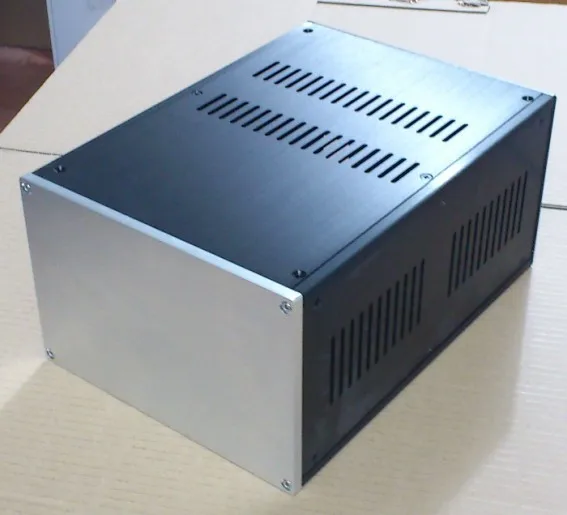 

1# All aluminum amplifier chassis / Preamplifier case / AMP Enclosure / case / DIY box ( 221*150*311mm)