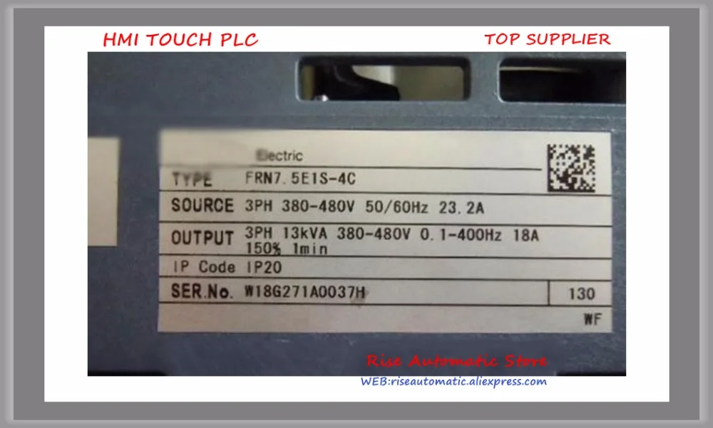 Imagem -02 - Frenic-multi 400v Fase 18a 7.5kw Frn7.5e1s4c Inversor Vfd Frequência ac Drive Novo