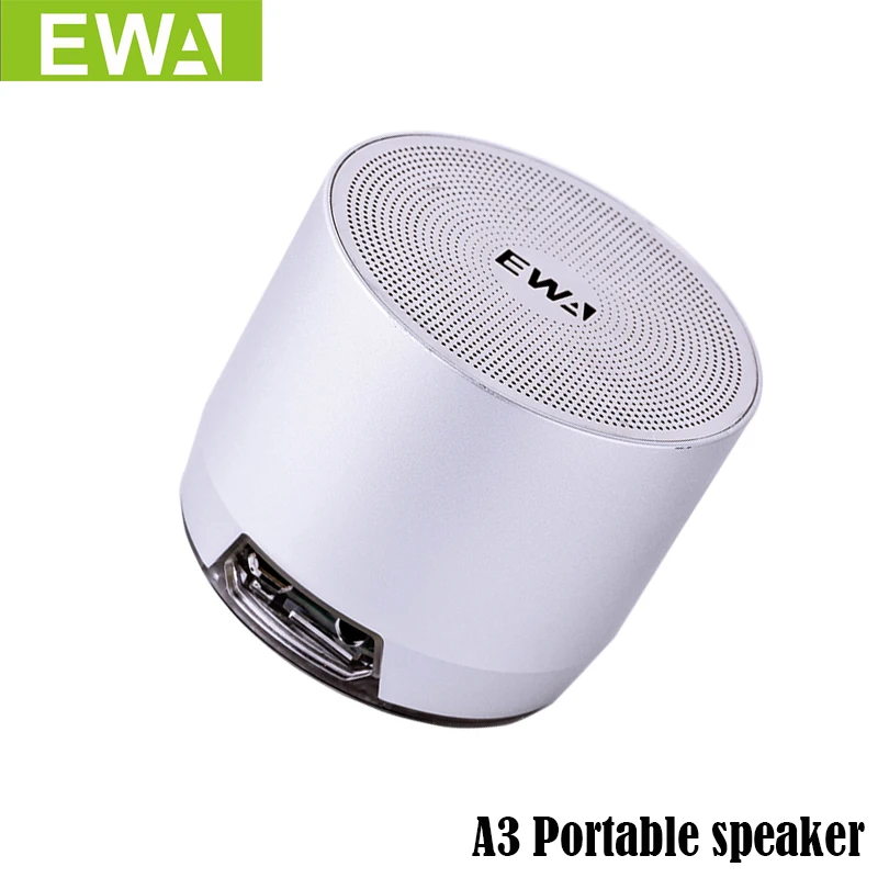 

Портативный динамик EWa A3 для телефона/ПК, беспроводной Bluetooth динамик с поддержкой 3D стереозвука, металлические динамики динамик s, mp3-плеер