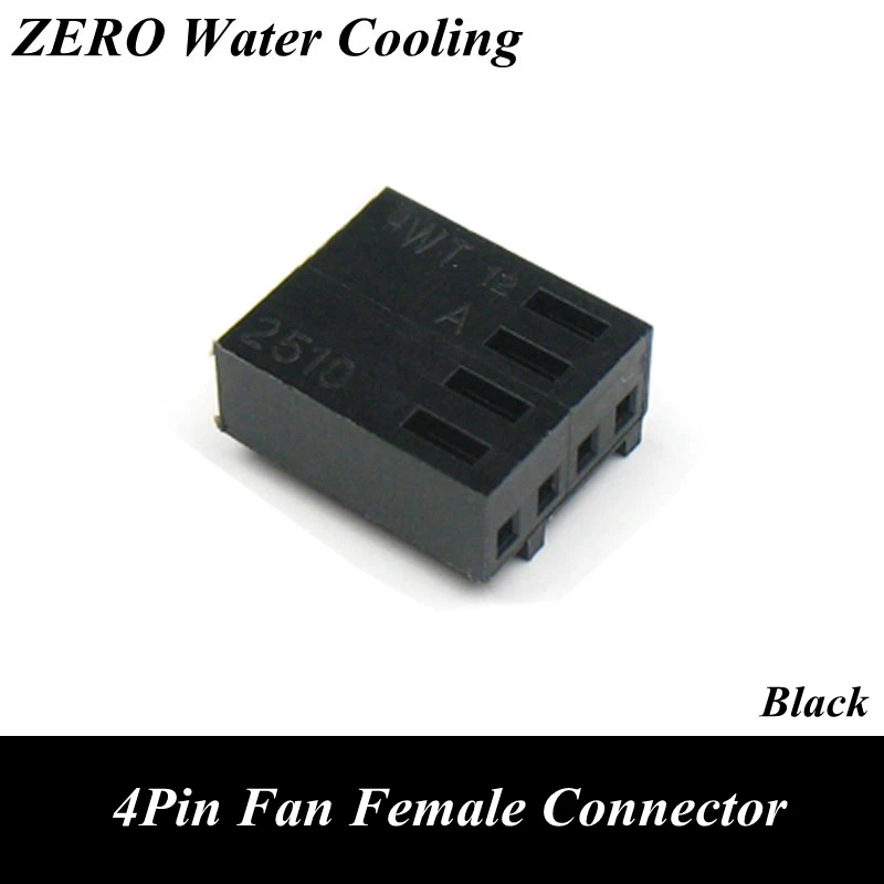 100pcs/lot 2510 4Pin Fan Female Connector