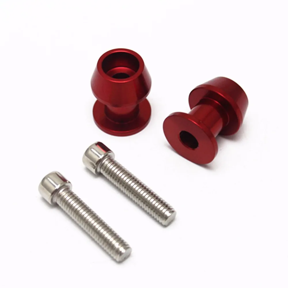 10mm Swing Arm Spools Sliders Stand For Kawasaki  Ninja 250R 300R 400R ZX-6R Z750R Versys 650 Yamaha YZF750 FZR600 FZR1000