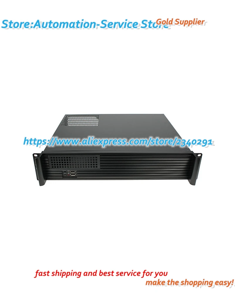 2U 239L-1 CASE 2U Industrial Control Industrial Equipment Chassis Aluminum Server Panel Support ATX PC Power Supply