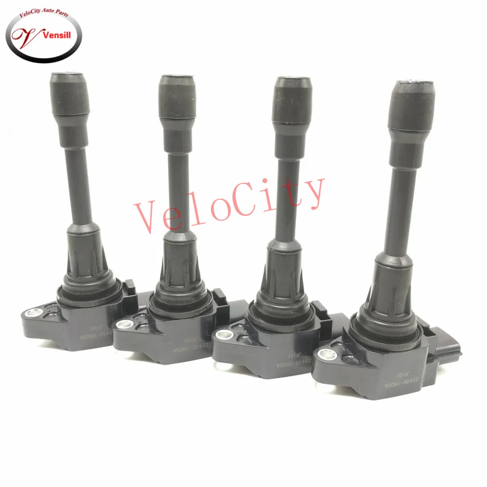 1 Set Part No# 22448-1HC0A 224481HC0A Ignition Coil Fits 2012-2019 Versa 1.6L 1.8L 2014-2019 Versa Note 1.6L