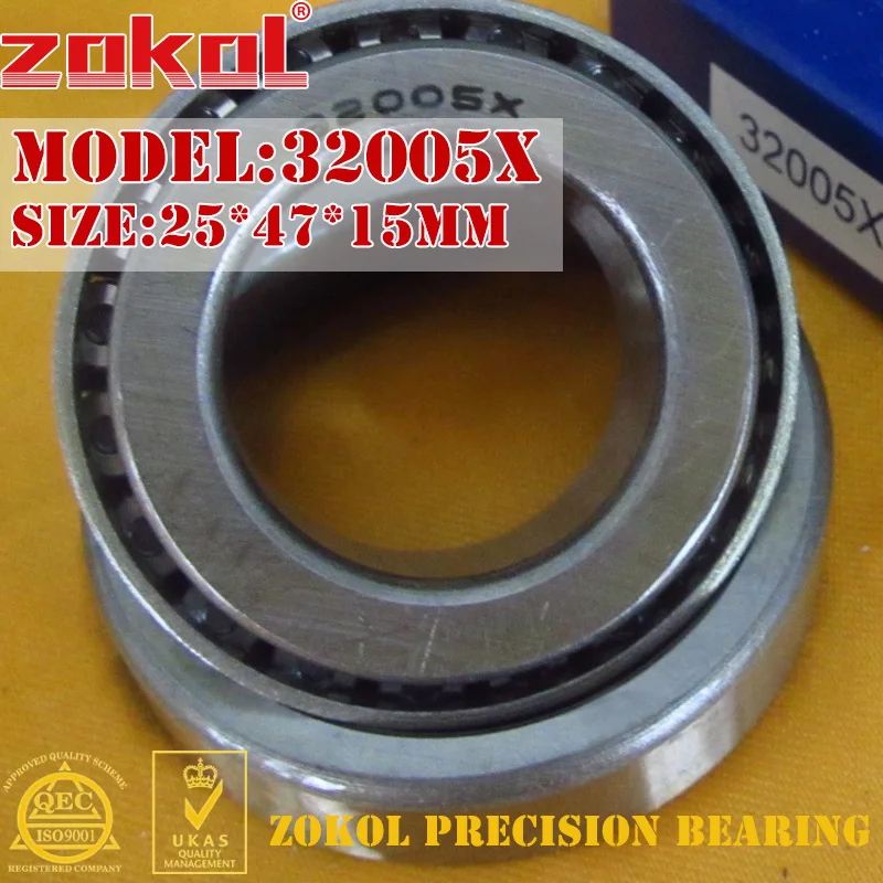 ZOKOL 32005X 2007105E Tapered Roller Bearing 25*47*15mm