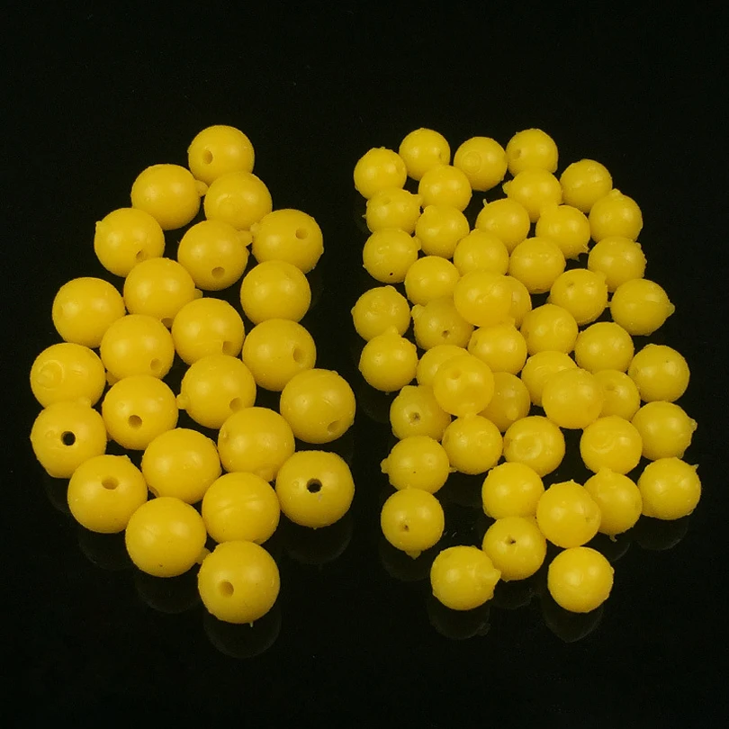 

MNFT 50Pcs Half Floating Water Round Soft Baits Good Corn Flavor Strong Elasticity Artificial Bait Carp Fishing Lure