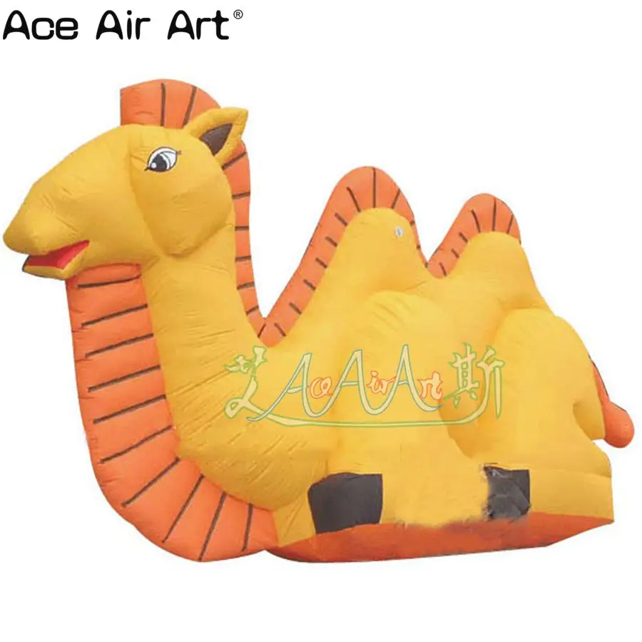 

Giant Sitting Inflatable Cartoon Animal Orange Camel Cartoon Air Model for Sale