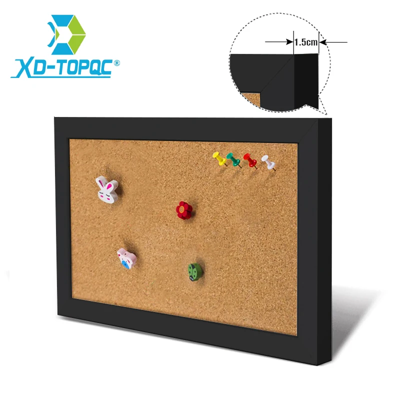 XINDI 5 Colors Bulletin Board MDF Frame Cork Board 25*35cm Photos Pin Memo Cork Message Boards For Notes Home Free Shipping