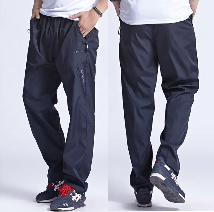 Mens autumn Summer Sportwear Pants Mens Casual Sweatpants sports Breathable Joggers Quick Dry Trousers Male Loose Wide Leg Pants - Image 2