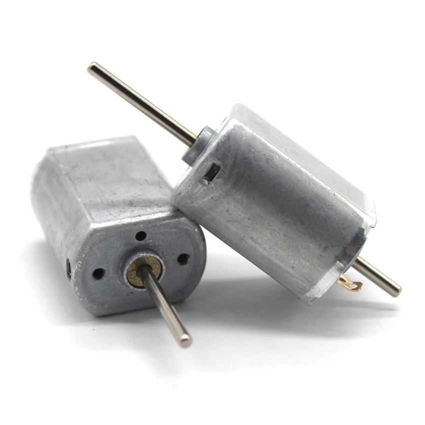 Double shaft worm FK130SH micro dc model motor,DIY 0.6 module worm(Detachable) gear motor