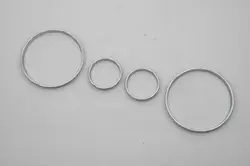 Chromium Styling Dashboard Gauge Ring Set For Vauxhall OPEL ASTRA G 1998-2005