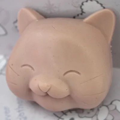 

C232 Lovely cat head Art Silicone Soap mold Craft Molds DIY Handmade soap molds