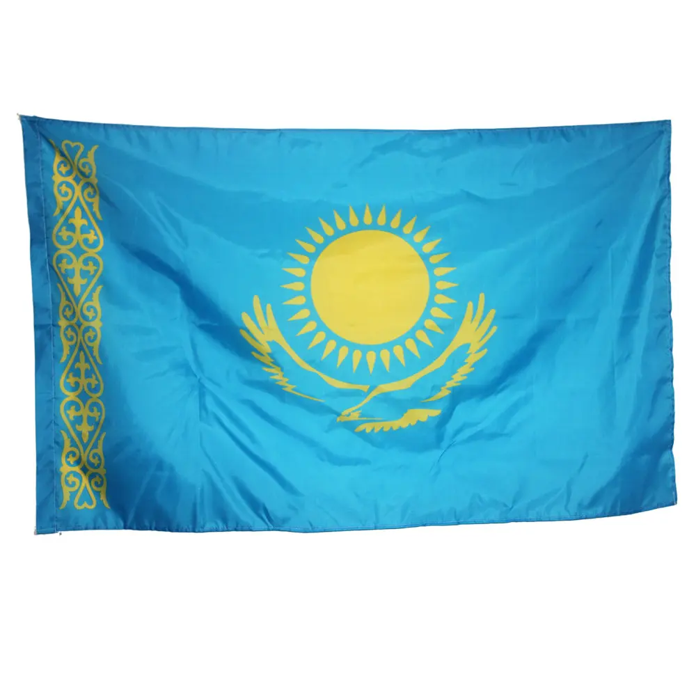 Candiway 90 x 150cm Kazakhstan flag parade festival banner flag home decoration decoration office activities