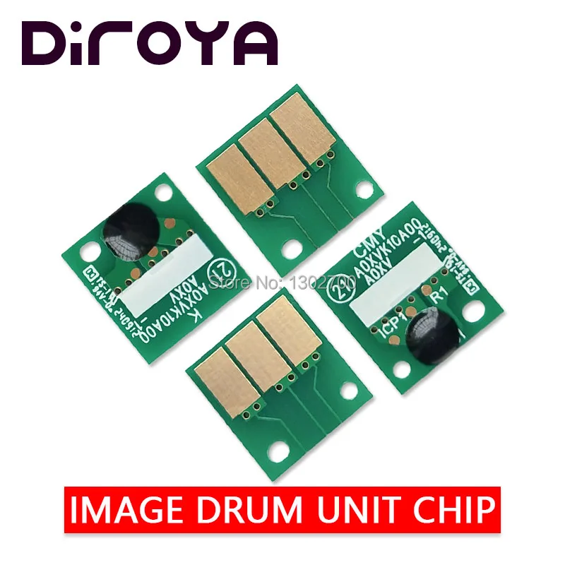 DR311C DR311 K/C/Y/M trommeleinheit chip für Konica Minolta Bizhub C220 C280 C360 C7722 C7728 220 280 360 bild patrone kit reset