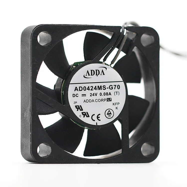 

40mm 24V fan FOR ADDA 4CM 40*40*10 24V AD0424MS-G70 2 line printer inverter cooling fan