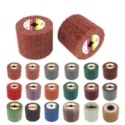 120mm X 100mm Drum Abrasive drawing Polishing Wheel (Cylinder buffing wheel)  for wire drawing machine
