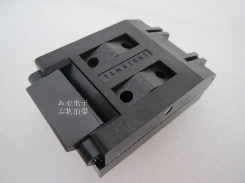 Clamshell IC51-1324-828 TQFP132/QFP132 YAMAICHI IC Burning seat Adapter testing seat Test Socket test bench in stock