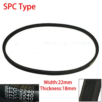 

SPC 3060 3100 3150 3180 22mm Width 18mm Thickness Rubber Groove Cogged Drive Transmission Band Wedge Wrapped Vee V Timing Belt