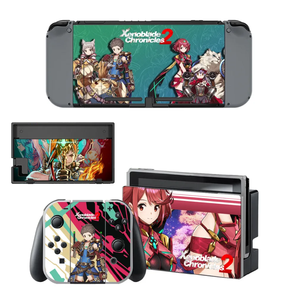 Xenoblade Chronicles 2 Skin Sticker Decal For Nintendo Switch Console and Controller For NS Protector Cover Skin Sticker