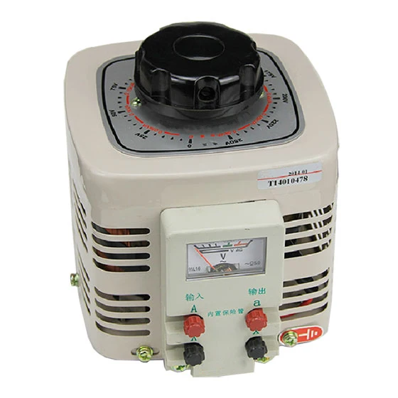 Single Phase Contact Voltage Regulator TDGC2 500VA Variac Autotransformer 500W Power Converter from 220V to 0-250V Regulatable