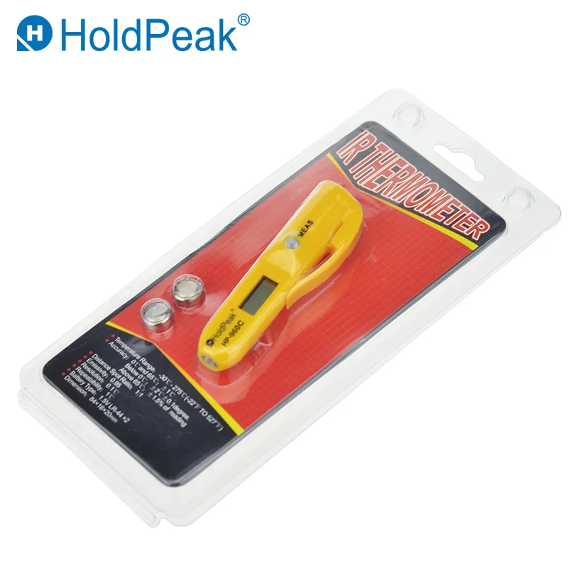 HoldPeak HP-960C Pen Type Portable Digital Non Contact Infrared Thermometer Mini Tester Laser Temperature Instrument -30-275\'C