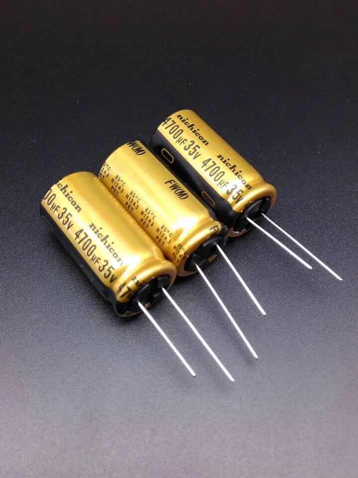 

2020 hot sale 10pcs/30pcs Nichicon FW 4700uF/35V genuine stock 4700uf 35v for capacitor 18*35.5 free shipping