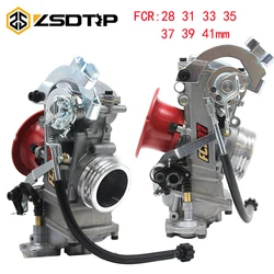 ZSDTRP FCR28 31 33 35 37 39 41mm Carburetor For KLX450 YZ450F FCR39 Flatslide Kehin FCR Carburetor CRF450/650 Husqvarna 450