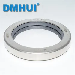 China DMHUI rotary screw air compressor stainless steel PTFE oil seals 60*80*10+60x75x10mm Double lips ISO 9001:2008