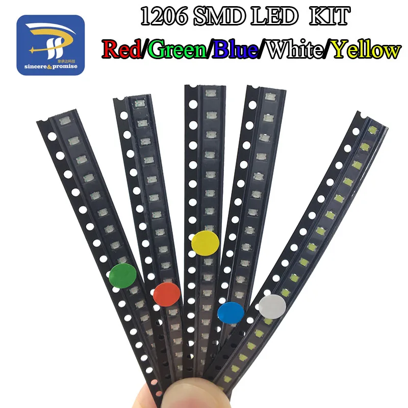 Kurze Beine 16MM UltraBright Rot/Grün/Blau/Weiß/Gelb Ultra Bright 5mm Runde LED diode F5 3,0-3,2 V – Detail 6