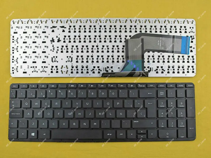 

Новая клавиатура SP с испанской раскладкой Teclado для ноутбука HP Pavilion 15t-p100 15t-p100 15z-p100 15t-p200 7t-f000 17z-f000, черная, без рамки