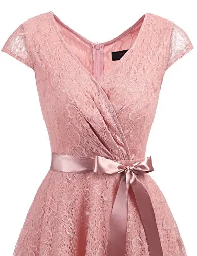 ANGELSBRIDEP-Vestido corto de gasa con cordones para mujer, minivestido Sexy con escote corazón, para ocasiones especiales, para graduación de grado 8