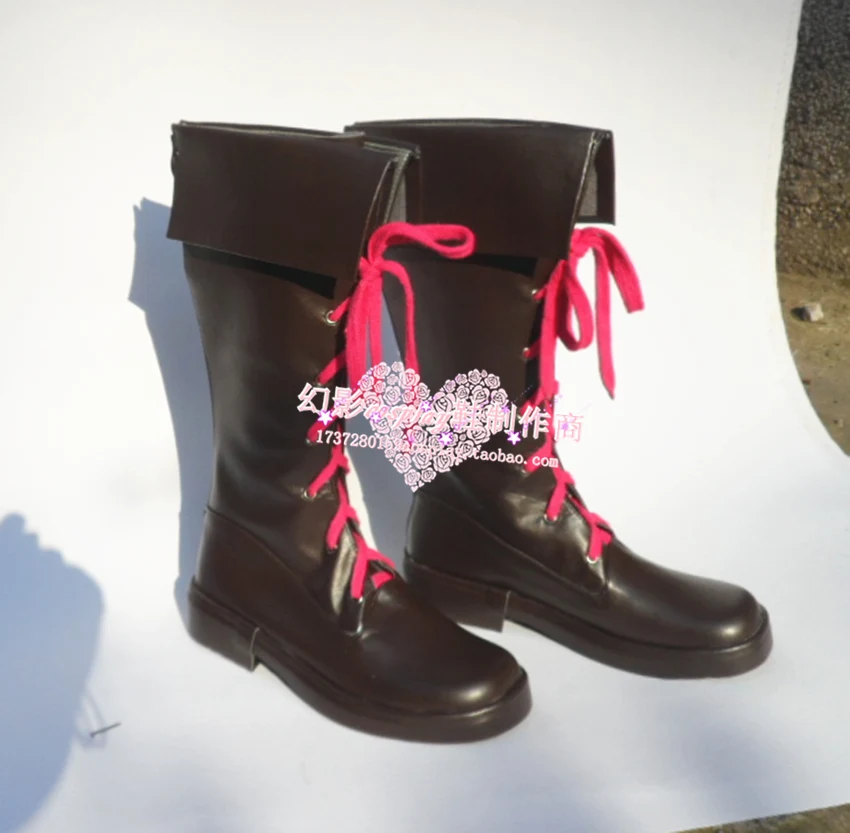 

LOL Jinx Black Halloween Cosplay Shoes Boots H016