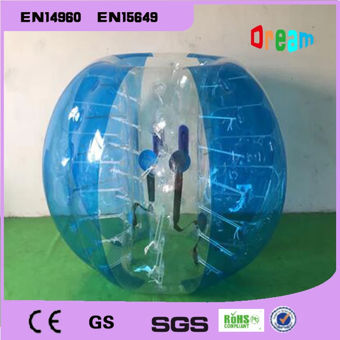 Ballon de football à bulles gonflable pour enfants, pare-chocs en TPU, ballon de football à bulles, ballon de football Zorb, 1.2m