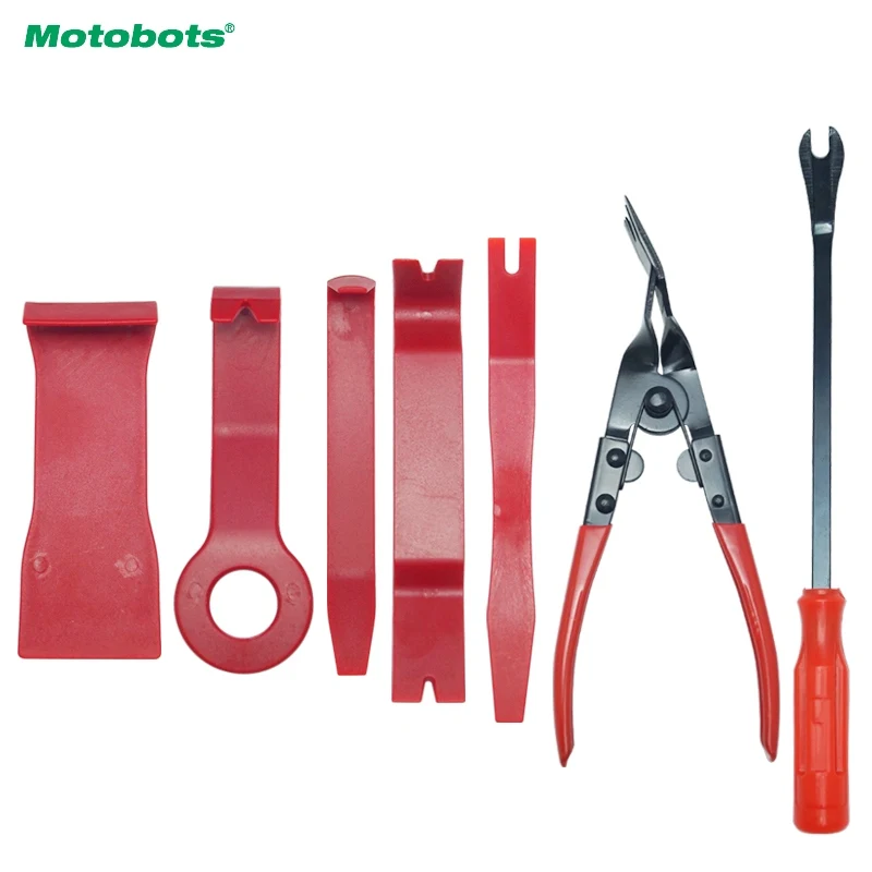 

MOTOBOTS 5set DIY Auto Stereo Interior Cleaner Door Panel Trim Dashboard Removal Opening Plier Screwdriver Tool Car Repair