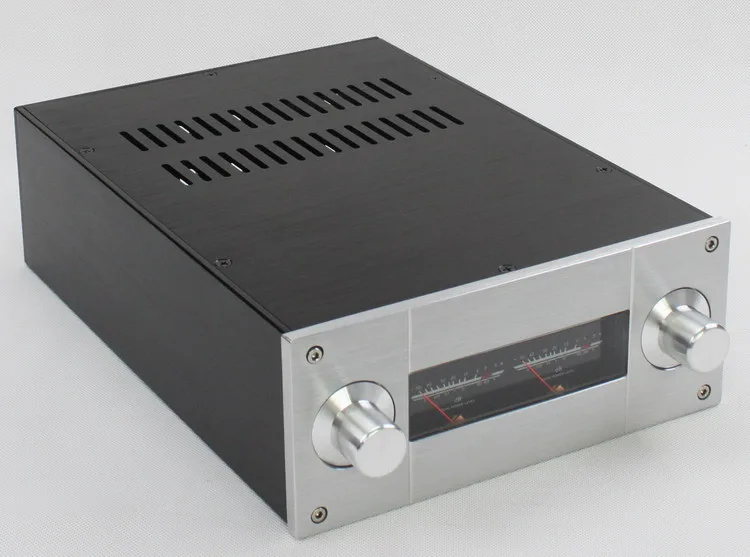 

WA53 VU Meter Full aluminum preamplifier chassis/AMP case Enclosure / Tube amplifier Box DIY 222*308*92mm