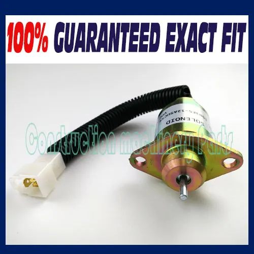 Fuel Shut Off Shutdown Solenoid 17594-6001-4 For Kubota Yanmar SynchroStart SA4569T