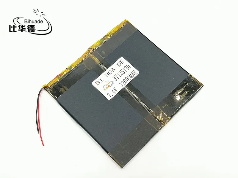 Li-Po 7.4V 12000mAH Li-ion battery for  M6,M6Pro ,M6Pro 3G ,Freelander PD800 Tablet PC, 37*125*130mm