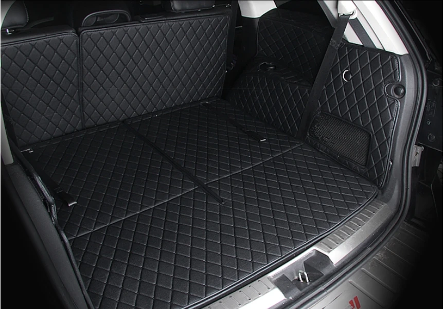 High quality! Full set car trunk mats for Dodge Journey 7 seats 2018-2009 waterproof boot carpets cargo liner for Journey 2012