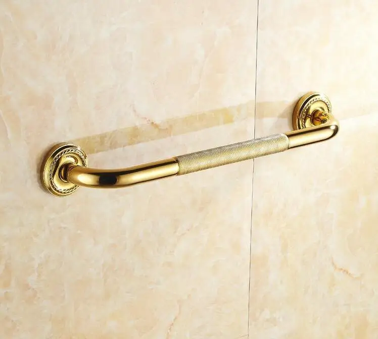 50cm gold brass Bathroom Tub Shower Safety Bar Grab Bar  anti-slip Grip Hand grip Bathroom Handrail Chuveiro Ducha Hidromassagem