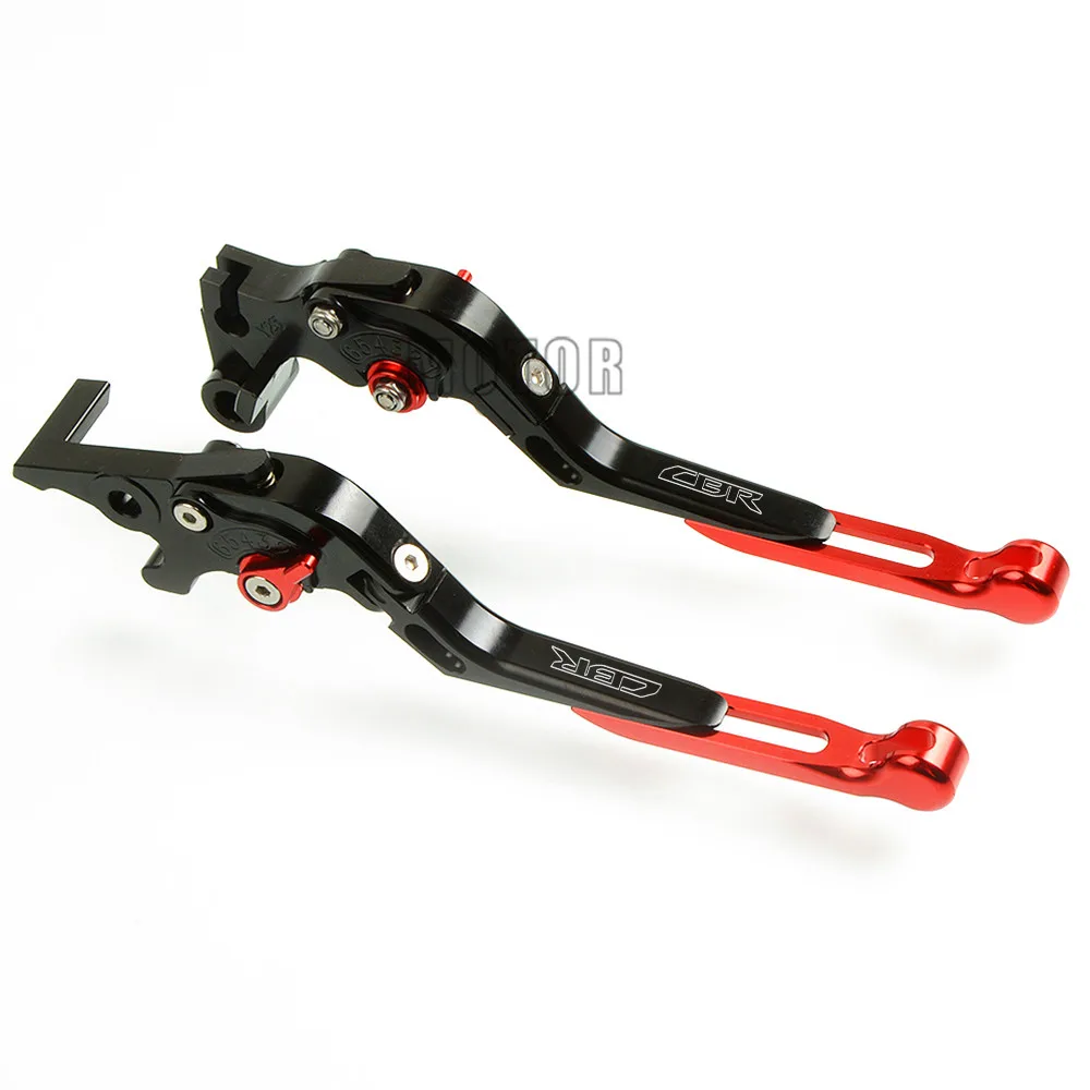 For Honda CBR 600 F/650 F/600 RR/954 RR/1000 RR/1100 XX/929 RR/125 R Motorcycle CNC Adjustable Foldable Fold Brake Clutch Levers