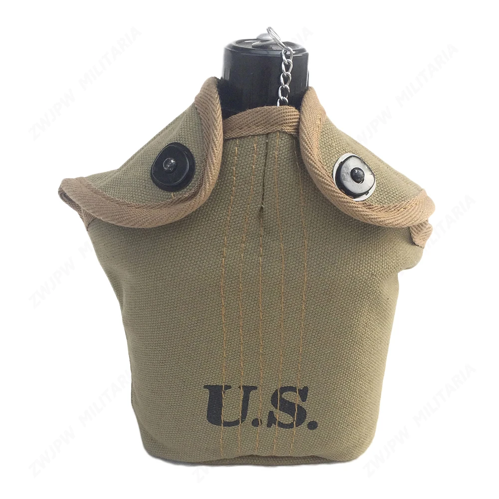 WW2 US Army Military M-1910 1945 Outdoor Camping Hiking  Kettle 1 L  with Cover