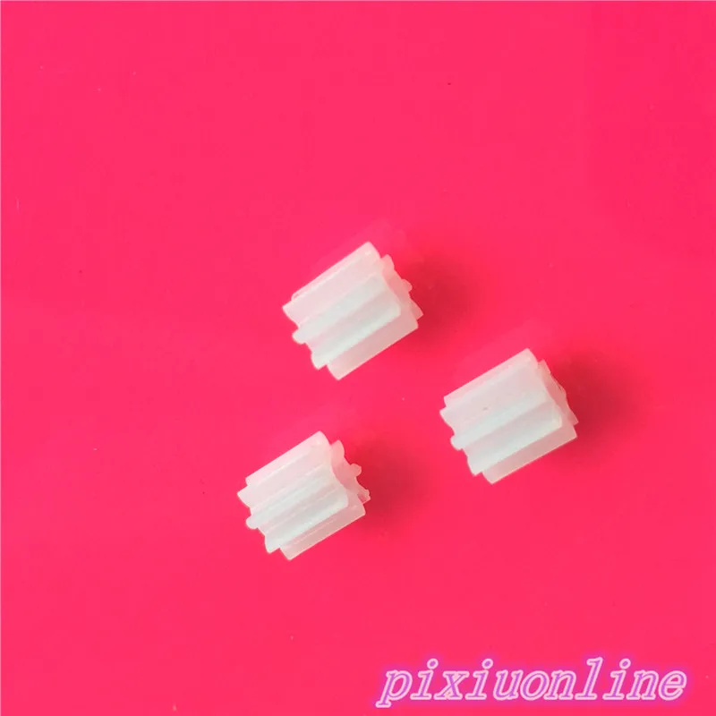 10pc  K020Y Plastic 82A Motor Shaft Gear Sets 8 Tooth 2mm Hole Diameter DIY Helicopter Robot Toys High Quality On Sale