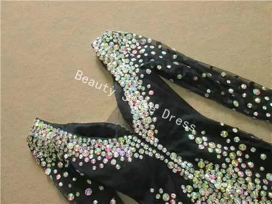 Fashion 2019 Women Colorful Rhinestone Dresses Ds costume female singer stage wear resin diamond short one-piece formal dress