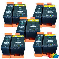 10 Pack Dell 21/22/23/24 series Compatible Ink Cartridges color + Black For Dell V313 V313W V515W P513W P713W V715W Printer